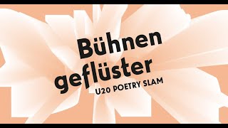 35. Bühnengeflüster U20 Poetry Slam
