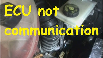 Renault Trafic Opel Vivaro Nissan Primastar / ECU Not communication