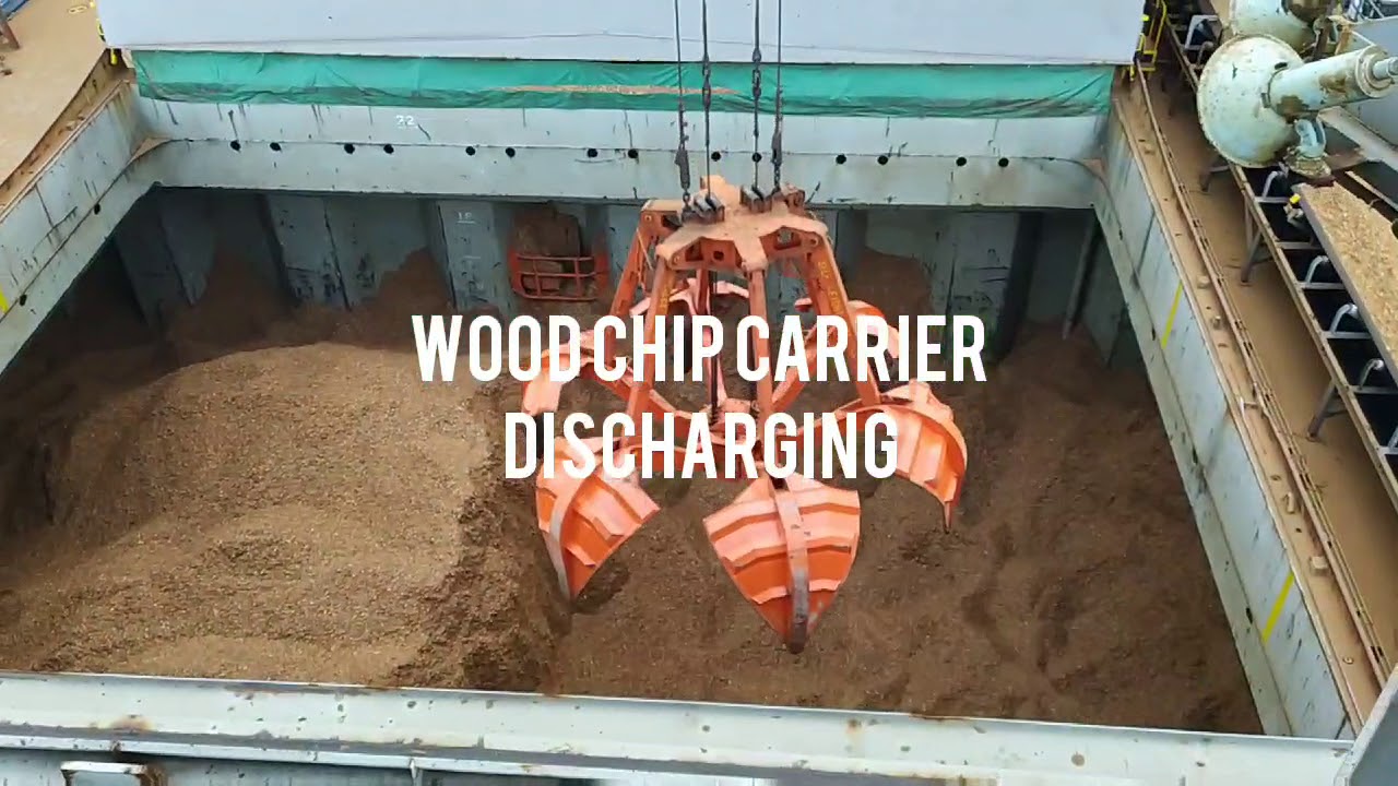 Wood Chip Carrier Discharging YouTube
