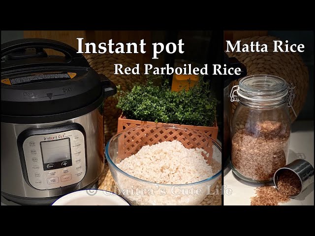 Easy Instant Pot Parboiled Rice (perfect in just 6 minutes!)