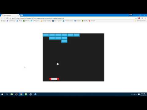 Brick Breaker Demo Using Axis-JS
