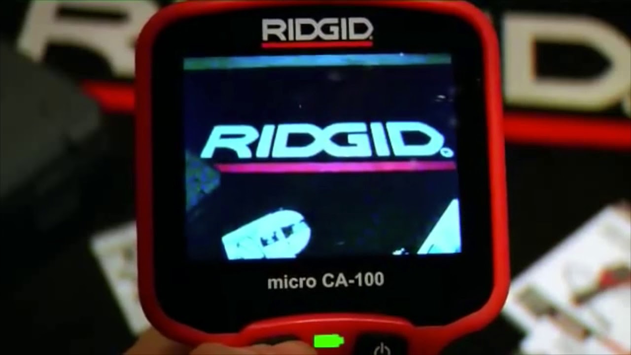 RIDGID micro CA-100 Inspection Camera - YouTube