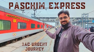 Mumbai to Delhi Journey in 12925 Paschim Express 1AC ***URGENT TRAVEL JOURNEY***