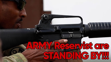 Army reserves are ready for deployment!