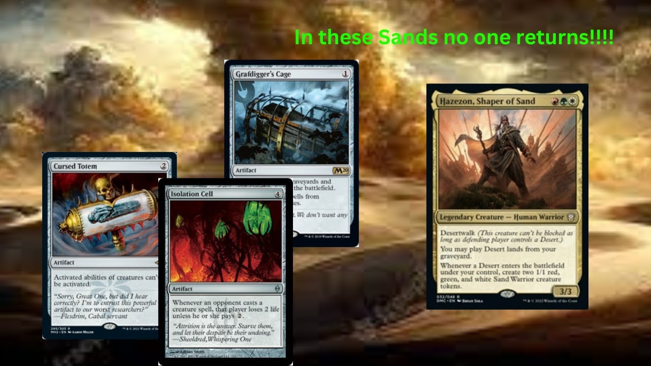 Cedh Deck Teck Hazezon, Shaper of Sands Weathered the Storm