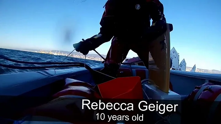 Rebecca Geiger optimist capsizing