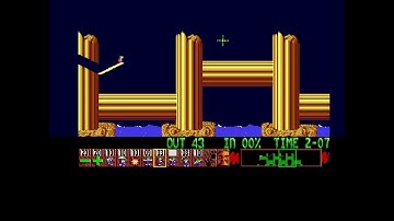 Lemmings Tricky Level 30 Walkthrough Amiga