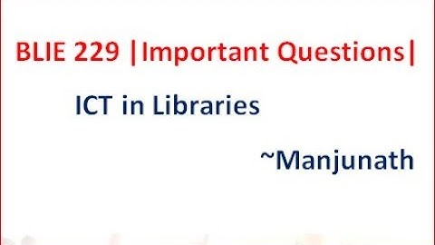 BLIE 229 | Important Questions |