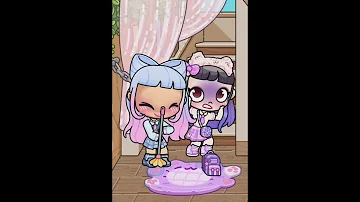Avatar World لعبه افاتار ورلد انا عند نزول الدرج 