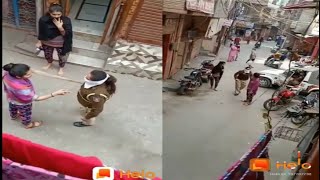 Lady Police Ne Ladkiyo Ko Bhi Mara Lock Down Ke Time