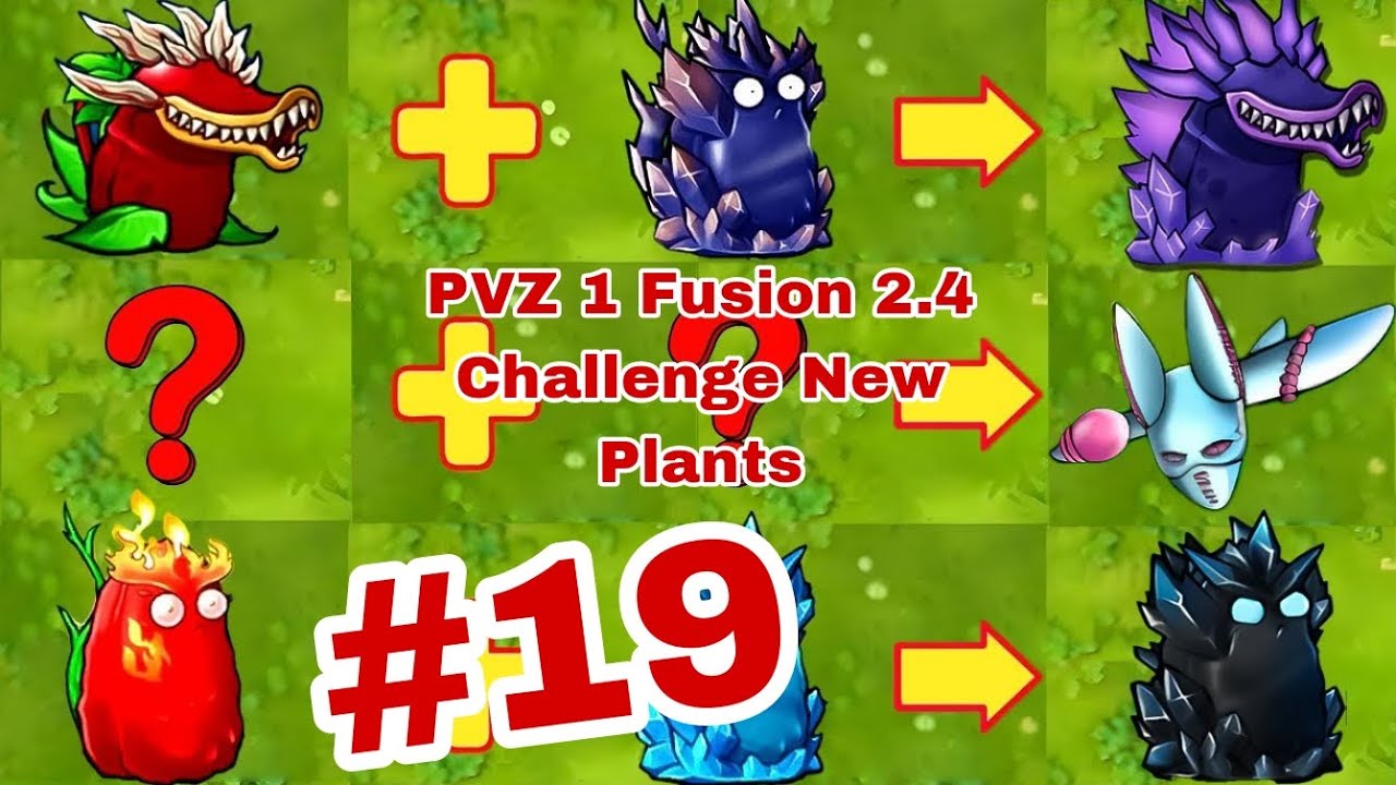 PVZ 1 Fusion 2.5 Challenge!! 300 Plants Fusion VS 300 Ultimate Obsidian ...