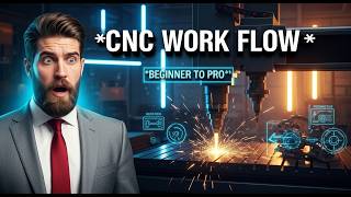 CNC Work Flow Explained | Complete Beginner to Pro Guide #cncmachining #CNCWorkflow #cncmachine