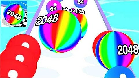 BALL RUN 2048 GAMEPLAY 101 WALKTHROUGH | ANDROID & IOS GAMEPLAYS |