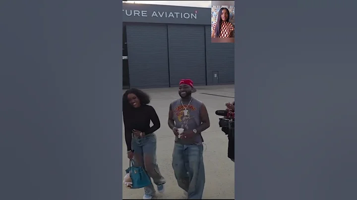 Davido & his darling wife Chioma spotted entering a private jet ahead of their white wedding.