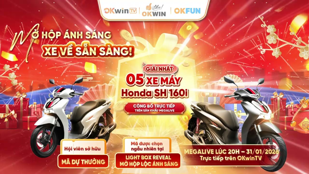 OKWIN |  MỞ HỘP ÁNH SÁNG – XE VỀ SẴN SÀNG