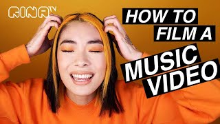 🧡How to make a MUSIC VIDEO in 5 STEPS: the filming of STFU! music video| Rina Sawayama (RINA TV)