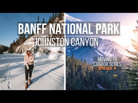 Exploring Banff - Johnston Canyon Alberta | travel vlog | Moving to Canada Ep 3 | #Canada #alberta