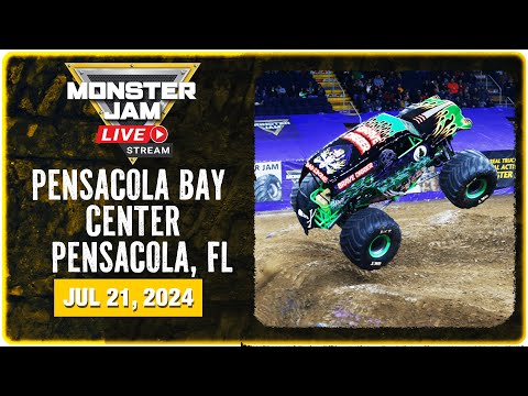 MONSTER JAM: PENSACOLA, FL (FULL EVENT) | JULY 21, 2024 | MONSTER JAM ARENA SERIES