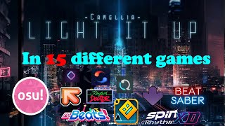 Camellia's "Light It Up" in 15 different rhythm games screenshot 2