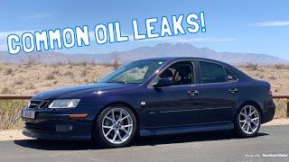 4 Spots Where Your Saab 9-3 2.0T Could Be Leaking Oil From