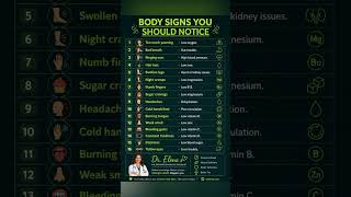 16 Body Warning Signs You Should Never Ignore 🚨 | Hidden Health Signals Explained