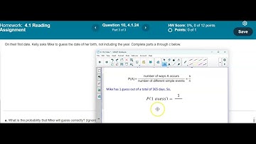 Math 14 RA 4.1.24 What is the probability of guessing a birthday correctly?