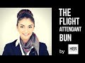 How Flight Attendants do their perfect Hair Bun?