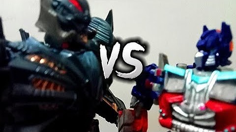 Optimus prime vs Megatron and the fallen #transformers #stopmotion