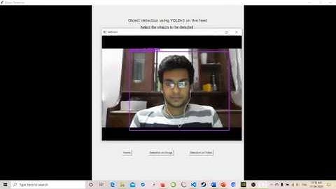 Deployment of light weight object detection model on drone to distinguish different objects|| GUI