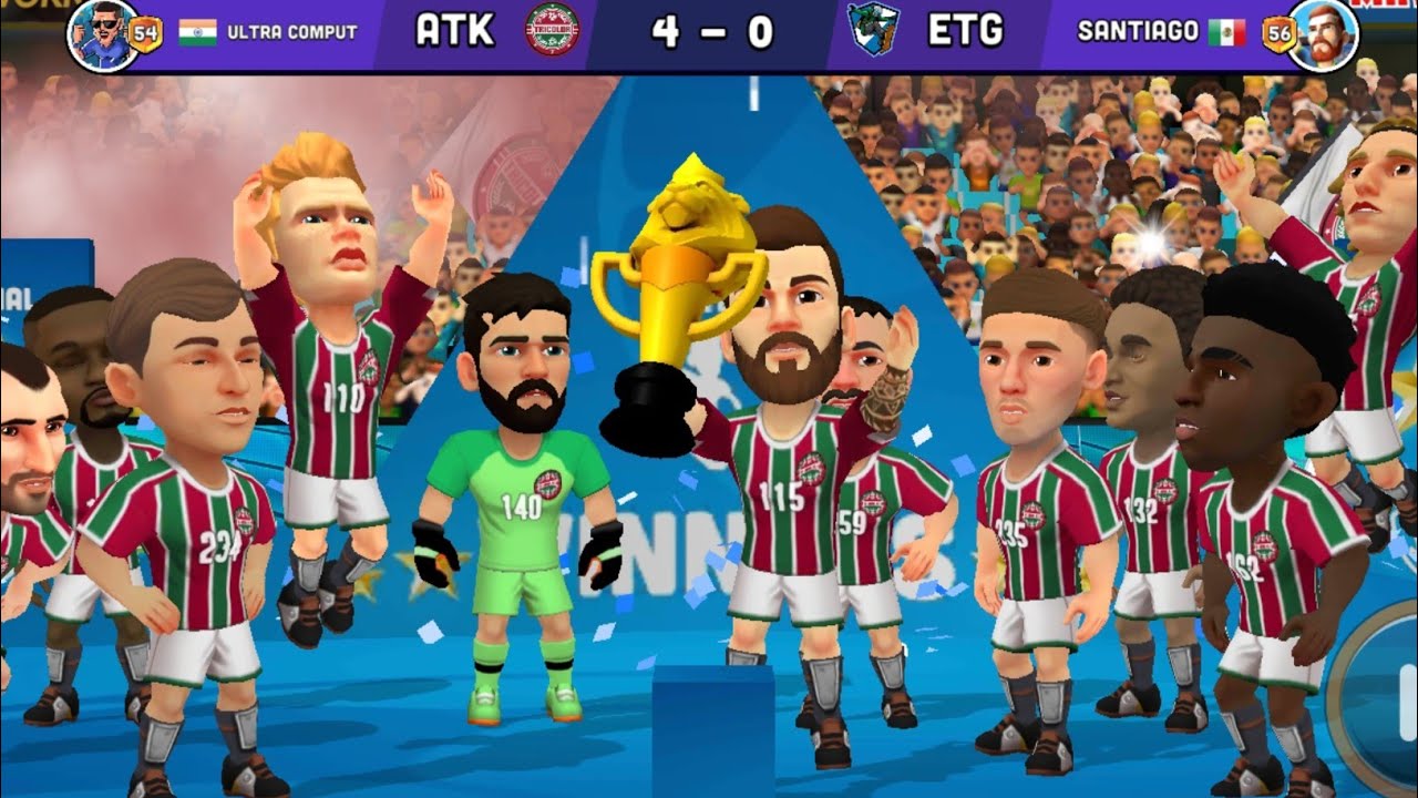 ATK 7-0 CUB | Mini Football Gameplay Tournament | Mini Football Game Apk #minifootball #football 🔥🔥 
