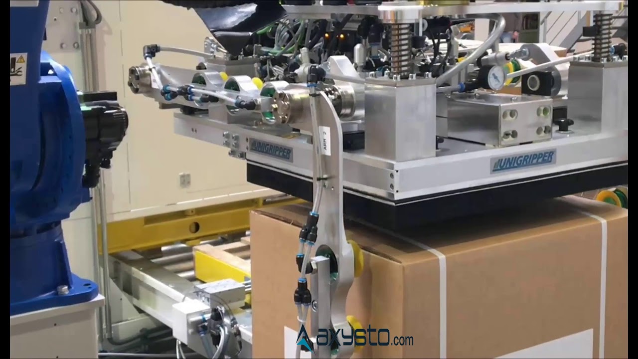 Unigripper @ Axysto | Emboxage & Palettisation