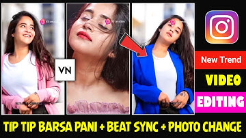 tip tip barsa Pani viral video editing  | tip tip barsa Pani Instagram video Kaise banaye | NeerajYT