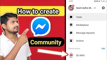 How to create facebook messenger community chat