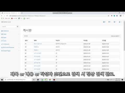 SpringBoard Project video