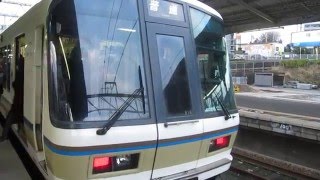 JR西日本 223系2000番台 新快速 野洲行き 223系2000番台 普通 網干行き 221系 普通 野洲行き 膳所駅 20151225