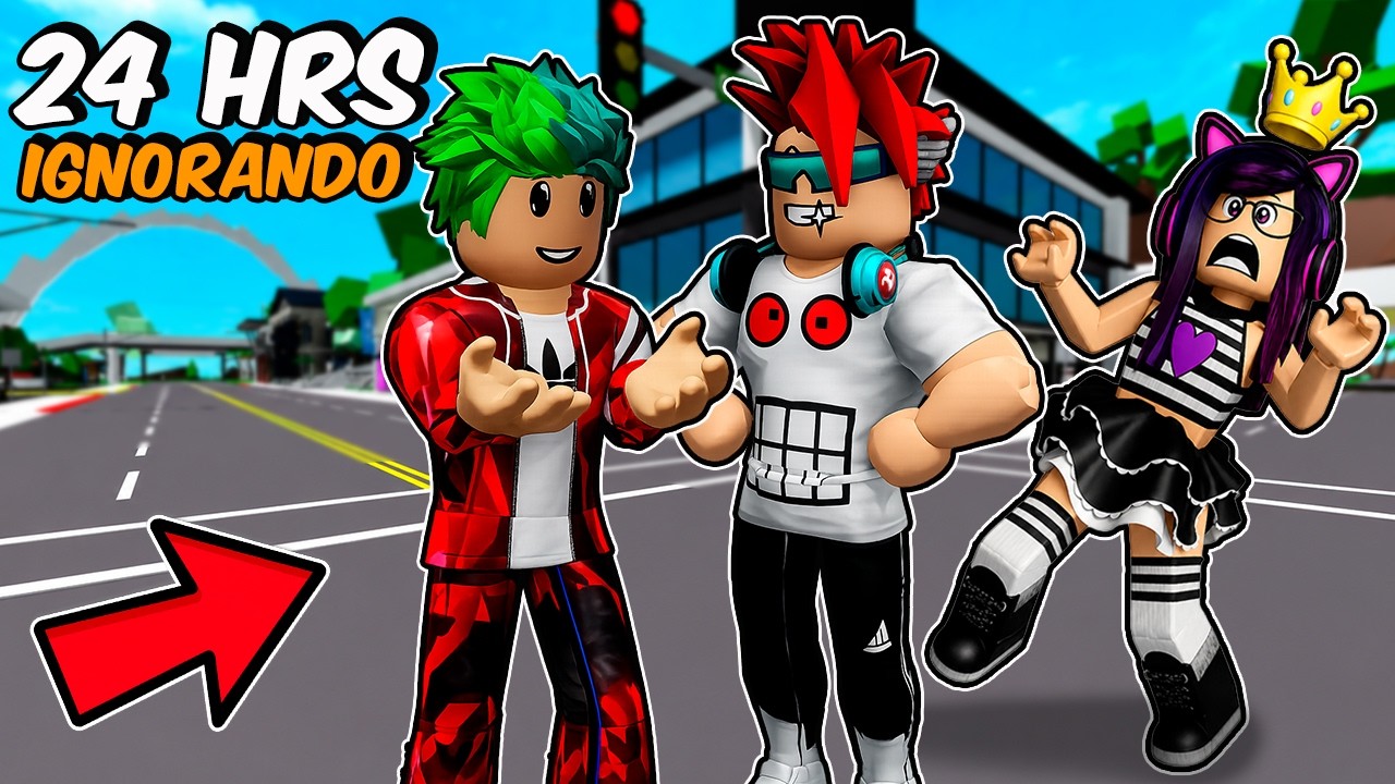 MI FAMILIA ME IGNORA POR 24 HORAS en BROOKHAVEN ROBLOX | Kori