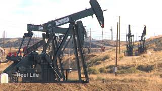 2011 Kern River oil field pumpjacks, Bakersfield, California
