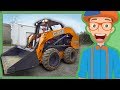 Skid Steer with Blippi | Construction Trucks for Kids