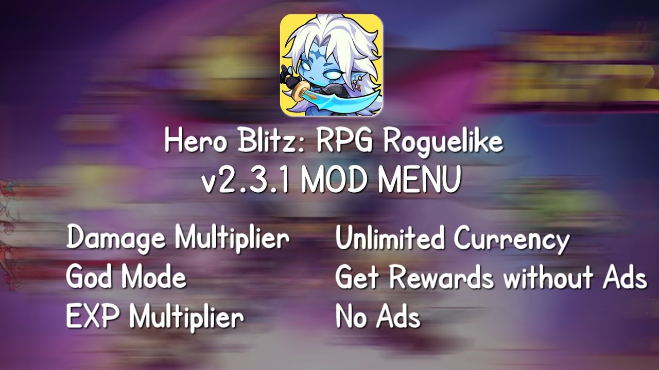 Hero Blitz: RPG Roguelike v2.3.1 - MODMENU