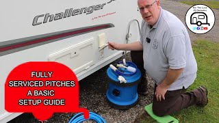 Fully Serviced Caravan Pitches  A Basic Setup Guide