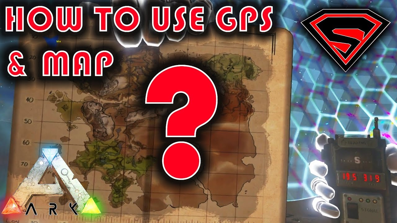 Ark How To Know Where You Are On The Map How To Se The Map And Gps To Find Locations Youtube