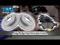 How to Replace Rear Brakes 2011-2021 Jeep Grand Cherokee