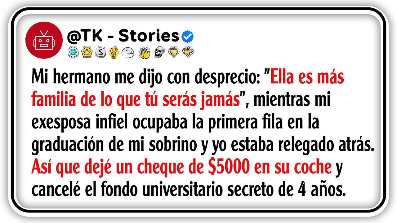 Mi hermano me dijo con desprecio: 