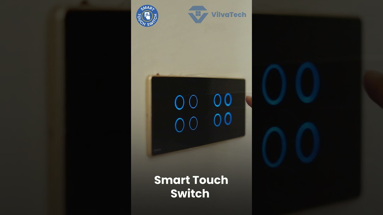 VilvaTech Smart Touch Switch | Modern Control for Your Home