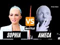 Sophia VS Ameca - Most Realistic AI Humanoid Robot Battle 🔥