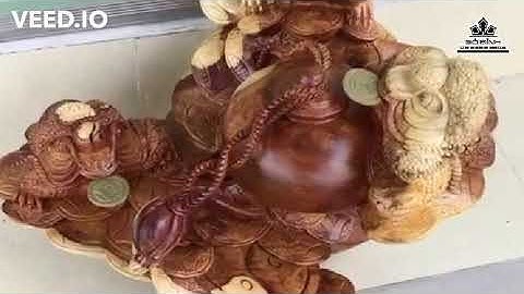 Tượng Tam Cóc Chấn Lộc Gỗ Hương | Gỗ Đỉnh