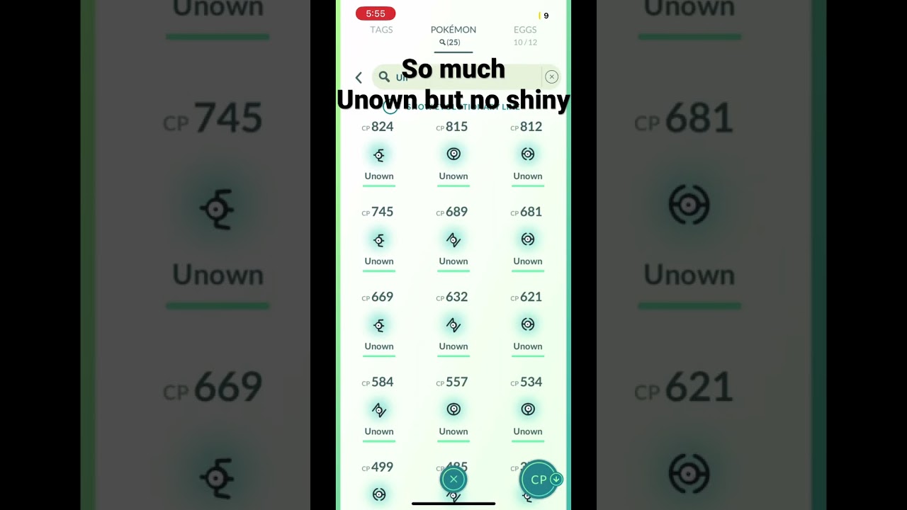 So much unown but no shiny 
