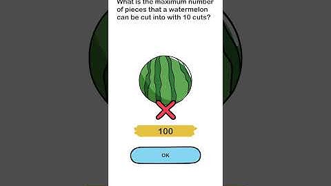 Brain Out Level 91 | What is the maximum number of pieces that... | Brain Out Game Solution