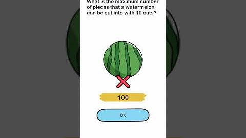 Brain Out Level 91 | What is the maximum number of pieces that... | Brain Out Game Solution