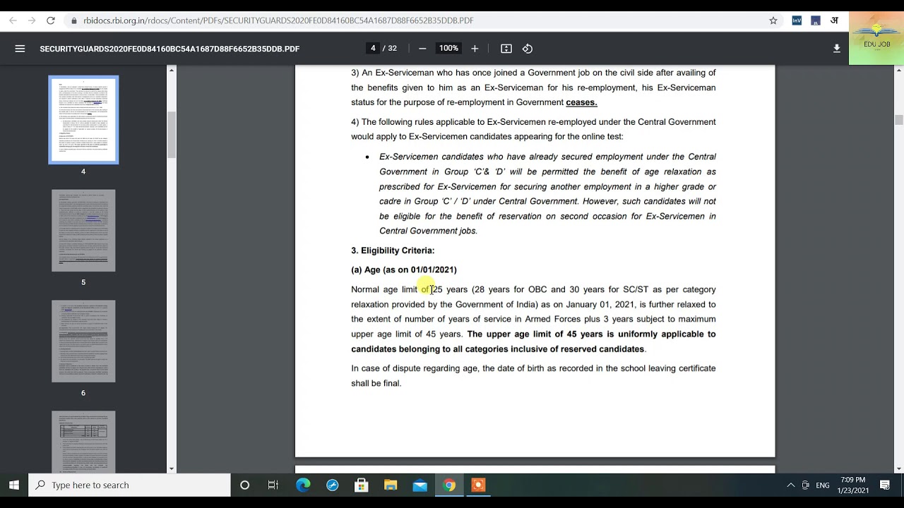 RBI Security Guard Recruitment 2021 || RBI Security Guard Recruitment 2021 Notification